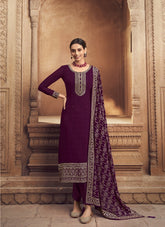 Santoon Salwar Suit in Maroon